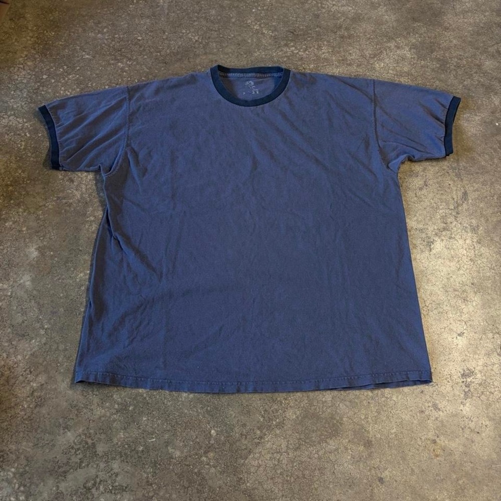 90s faded ringer tee